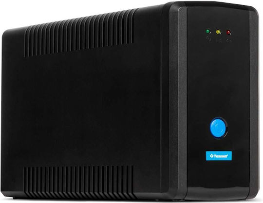 Tescom UPS.0788 UPS Line-Interactive 1500VA 900W με 4 Schuko Πρίζες
