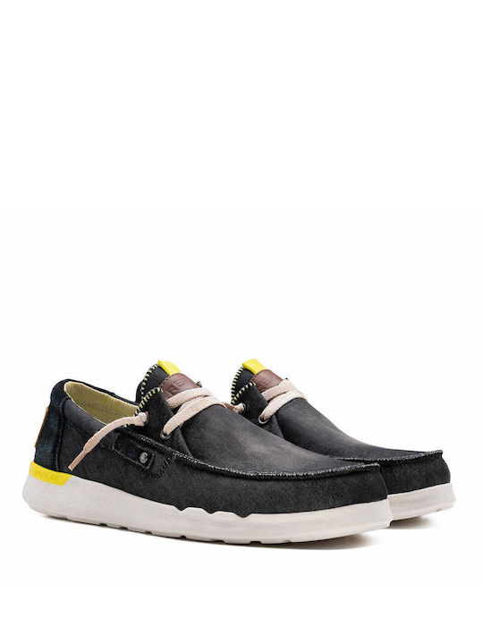 Replay Men's Moccasins Black