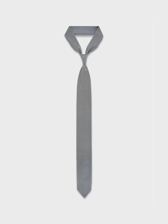 Hugo Boss Herren Krawatte Synthetisch Gedruckt in Gray Farbe