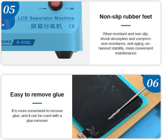 Sunshine S-918L Screen Disassembler Tool for Phone Repair