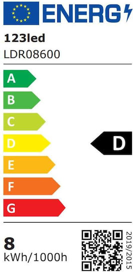123led LED Bulb 7.5W Fluorescent Type 60εκ. for Socket G13 and Shape T8 Natural White 1125lm