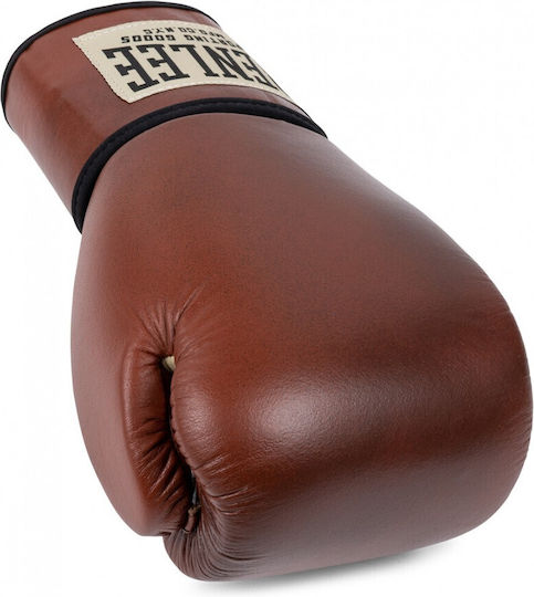 Benlee Vintage Leather Premium Training Γάντια Πυγμαχίας για Αγώνα Καφέ