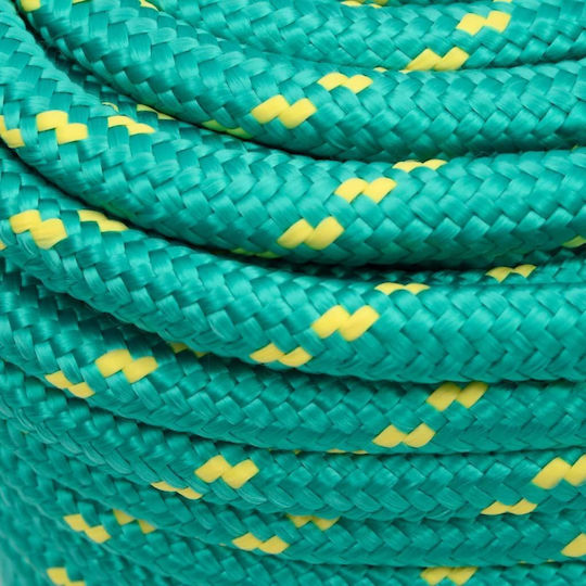 vidaXL Σnur Tricotat 16mm 250m Polipropilenă Green
