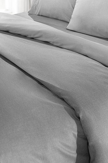 Guy Laroche Cearșaf Dublu 200x265cm. Color Plus Argint