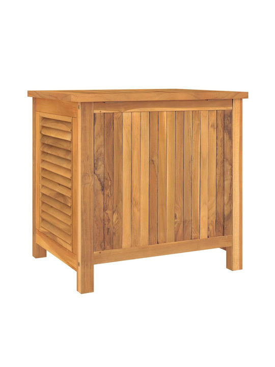 vidaXL Wooden Outdoor Storage Box Brown 60x50x58cm