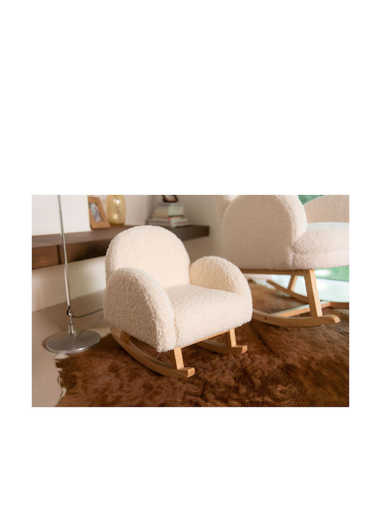 Teddy White Kids Armchair 51x45x52cm