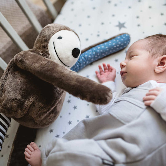 Whisbear Παιχνίδι Ύπνου Sloth από Ύφασμα με Λευκούς Ήχους για Νεογέννητα