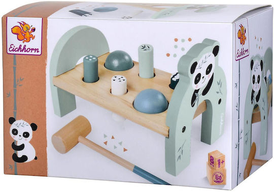 Eichhorn Spiel mit Hammer Hammer Panda aus Holz für 12++ Monate