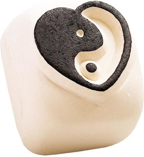 Ladot Ladot Small Yin Yang Heart Tatuaje pentru copii