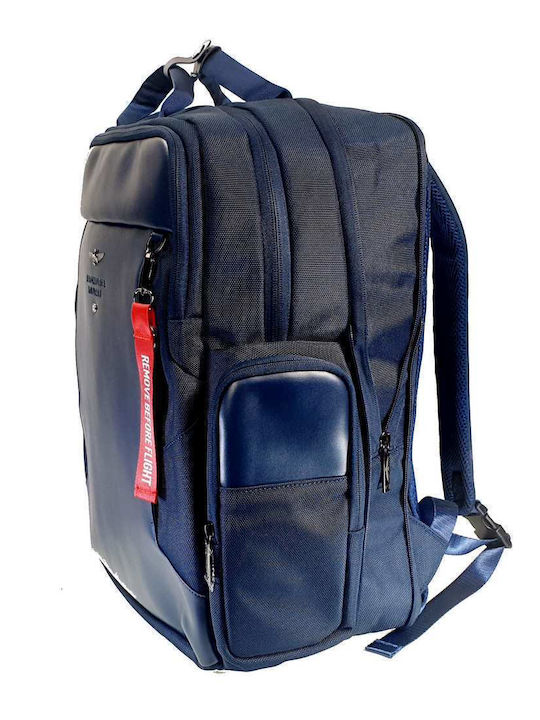 Aeronautica Militare Backpack Navy Μπλε