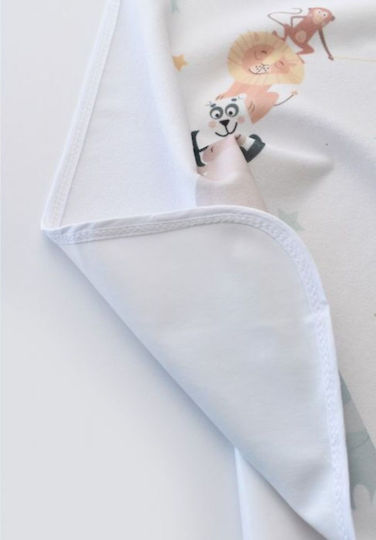 Bi Baby Forest Waterproof Changing Pad White 50x75cm.