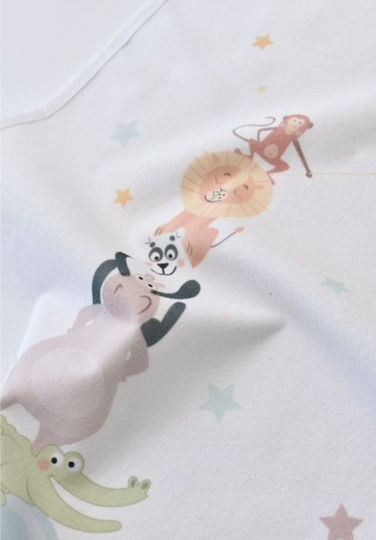 Bi Baby Forest Waterproof Changing Pad White 50x75cm.