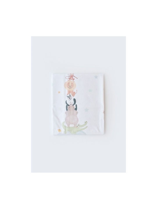 Bi Baby Forest Waterproof Changing Pad White 50x75cm.