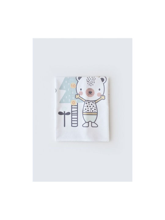Bi Baby Rain Teddy Bear Αδιαβροχοποιημένο Σελτεδάκι Λευκό 50x75εκ.