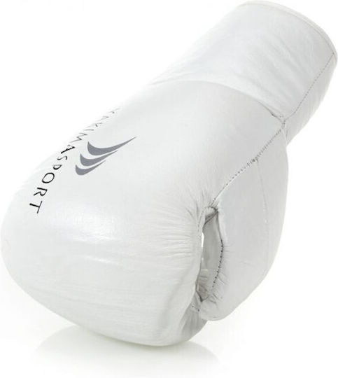 Yakimasport Yakima Sport Wolf Boxing Gloves for Match White