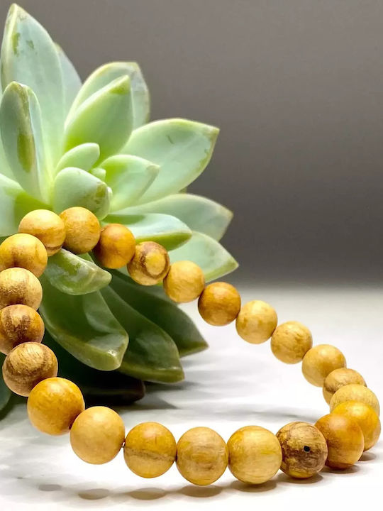 Handmade bracelet with natural beads Palo Santo Natural