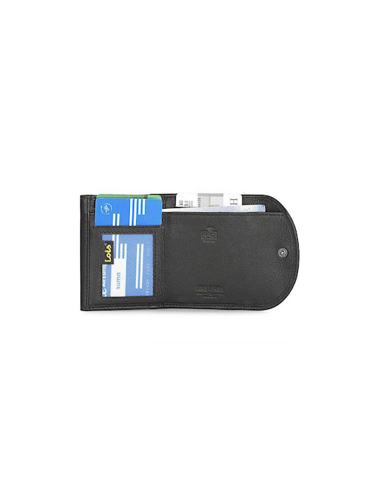 Δερμάτινο Ανδρικό Πορτοφόλι Καρτών με RFID Μαύρο