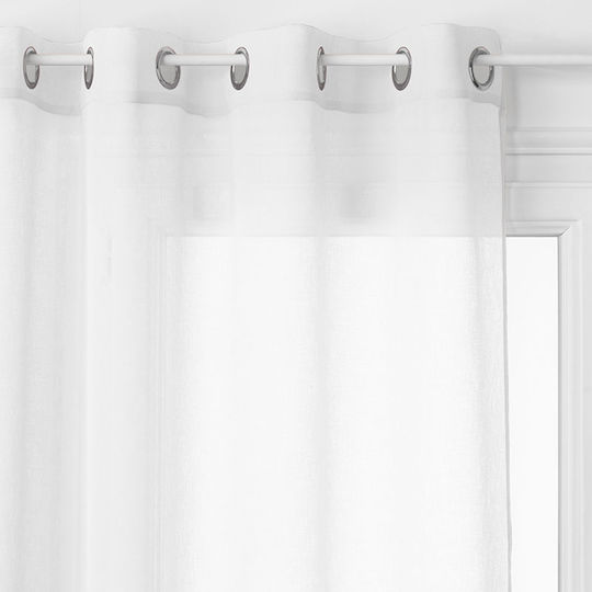 Atmosphera Mit Grommets Weiße 140x240cm Atmosphera Mit Grommets Weiße 140x240cm