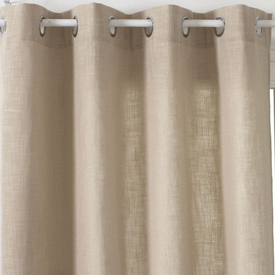 A-S Clem with Grommets Beige 140x260cm A-S Clem with Grommets Beige 140x260cm