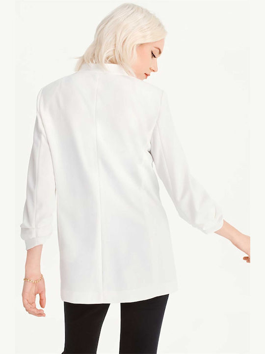 DKNY Long Women's Blazer White