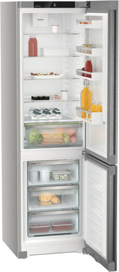 Liebherr Ψυγειοκαταψύκτης 371lt Total NoFrost Υ201.5xΠ59.7xΒ67.5εκ. Inox CNsdc 5703