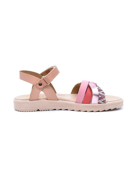 Arties Leather Sandals for Girls 22303-2 Multicolour