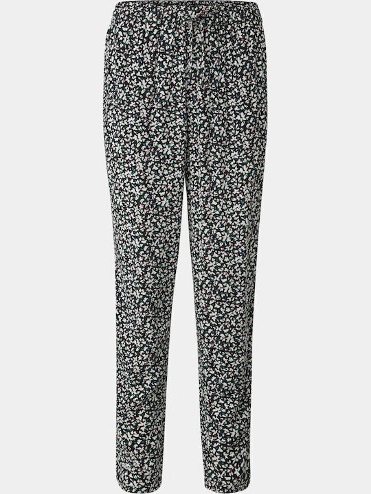 Red Label Women's Fabric Trousers Black