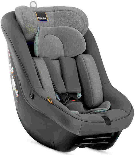 Inglesina Darwin Next Stage Καθισματάκι Αυτοκινήτου i-Size με Isofix Vulcan Black 0-18 kg