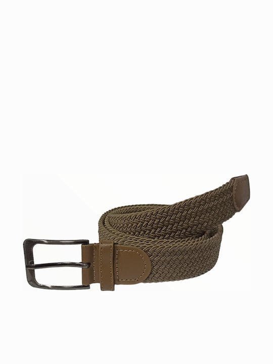 403 Elastic Men's Belt Knitted Camel