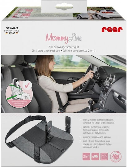 Reer Ζώνη Ασφαλείας για Εγκύους Μαύρη Mommyline