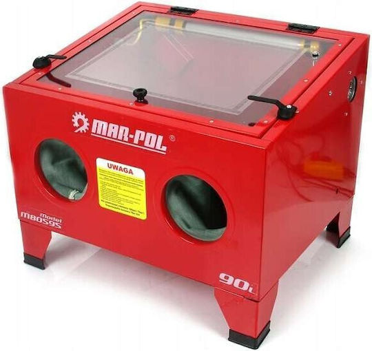 Mar-Pol Cabinetul Sandblaster Banc 90 Litri