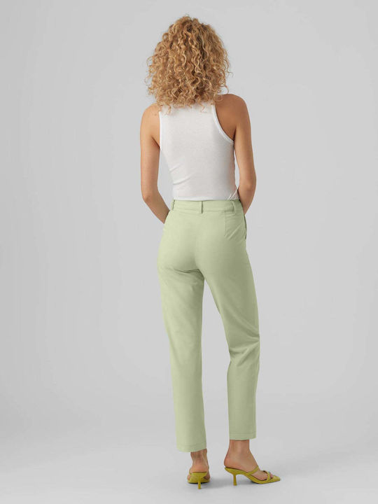 Damen Stoff Hose Türkis
