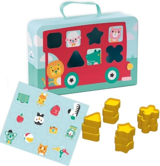 Ses Creative Formensortierspiel Shape Sorter Suitcase Bus für 12++ Monate