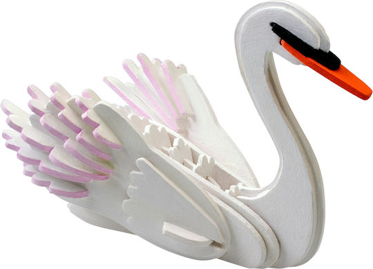 Pebaro Wooden Construction Toy Swan for Children 6+ years old+ Years