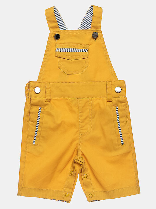 Kids Clothing Set with Dungarees Summer 2 Pieces Yellow