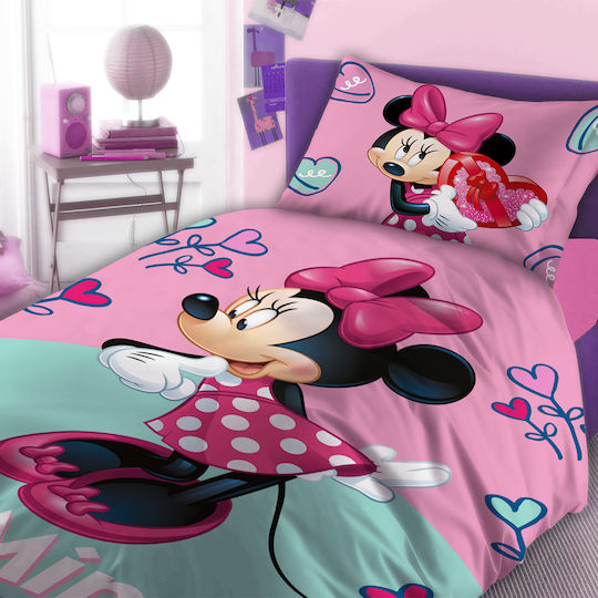 Dimcol Παιδικό Πάπλωμα Μονό Minnie 751 160x240εκ.