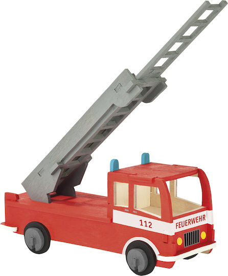 Pebaro Wooden Construction Toy Fire Department for Children 8+ years old+ Years