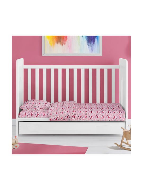 Dimcol Baby Duvet Cover Pink 120x160cm