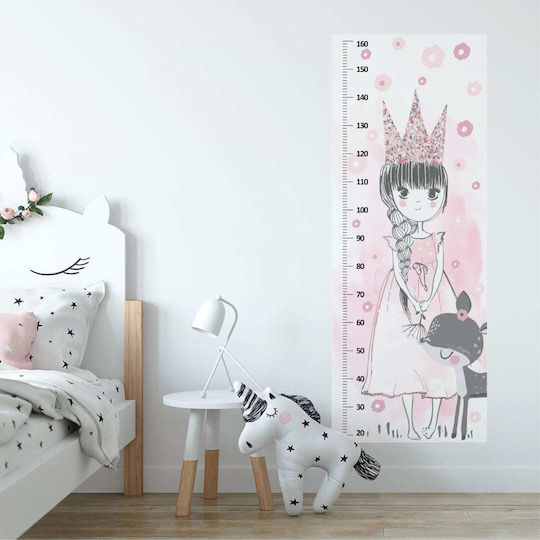 Caravelshop Wachstumstabelle für Kinder und Babys Prinzessin Rosa