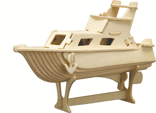 Pebaro Παιχνίδι Κατασκευών Ξύλινo Yacht για Παιδιά 6+ Ετών