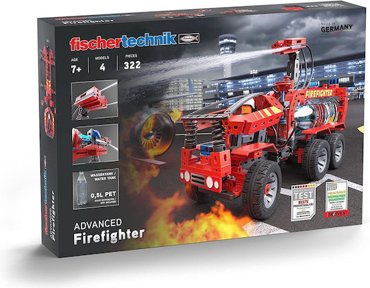 Fischer Technik Plastic Construction Toy Fire Truck for Children 7+ years+ Years
