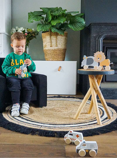 Tryco Pull-Along Toy Elephant made of Wood for 12++ Months