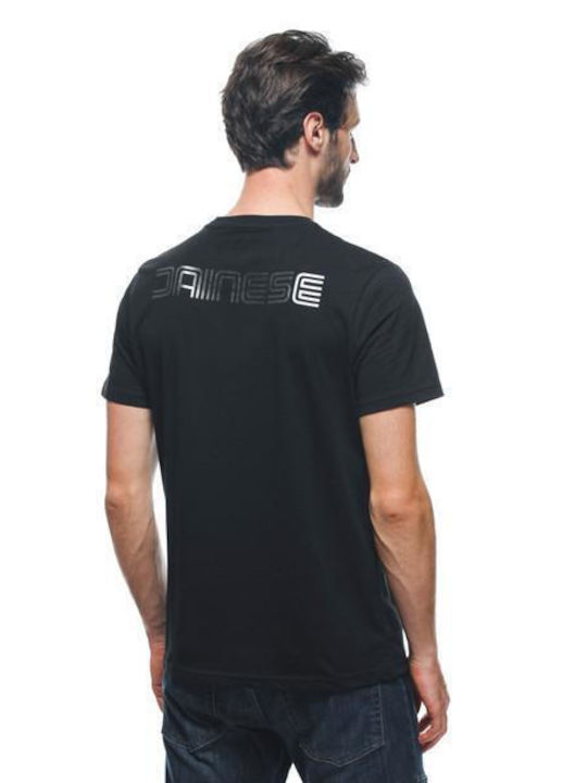 Dainese Ανδρικό T-shirt Μαύρο με Στάμπα