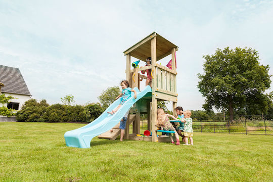 Blue Rabbit Blue Rabbit Holzturm Spielzeug mit Rutsche Mehrfarbig für 3+ Jahre alt
