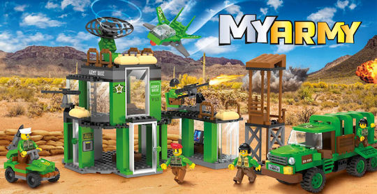 Blocki Building Blocks My Army for 6+ Years 251 Pieces