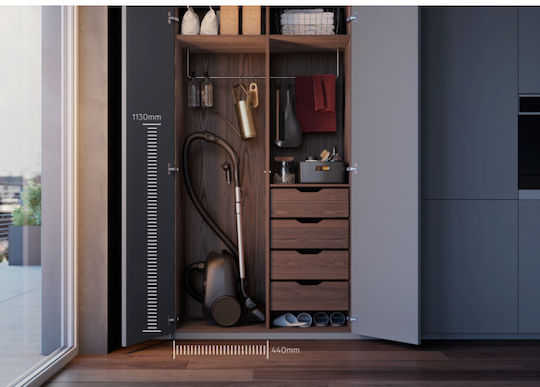 AEG Eco 6000 Series Ηλεκτρική Σκούπα 850W με Σακούλα 3.5lt Μαύρη