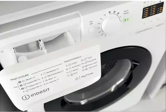 Indesit Πλυντήριο Ρούχων 6kg 1200 Στροφών MTWSA 61294 W EE