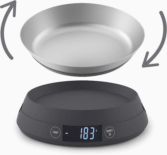 Joseph Joseph Switch Kitchen Scale Ψηφιακή Ζυγαριά Κουζίνας με Κάδο έως 5kg Γκρι