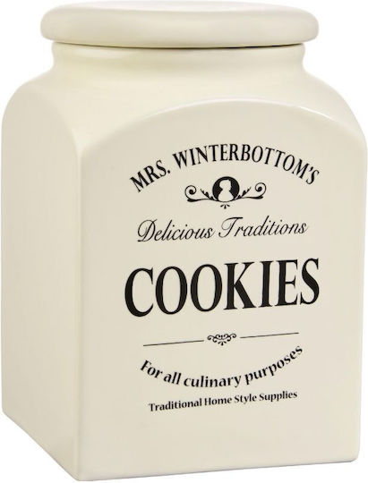 Butlers Mrs. Winterbottom's Μπισκοτιέρα Κεραμική Μπεζ 14.5εκ.