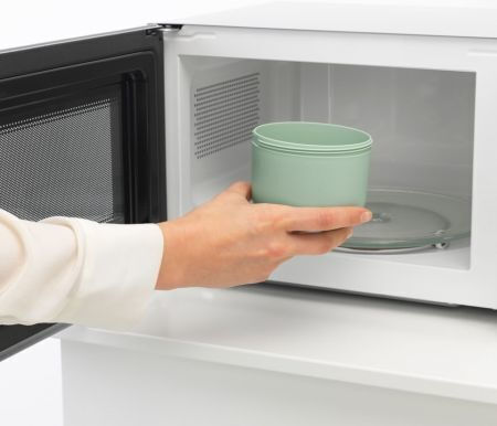 Brabantia Δοχείο Φαγητού Πλαστικό Πράσινο με Χωρίσματα 500ml